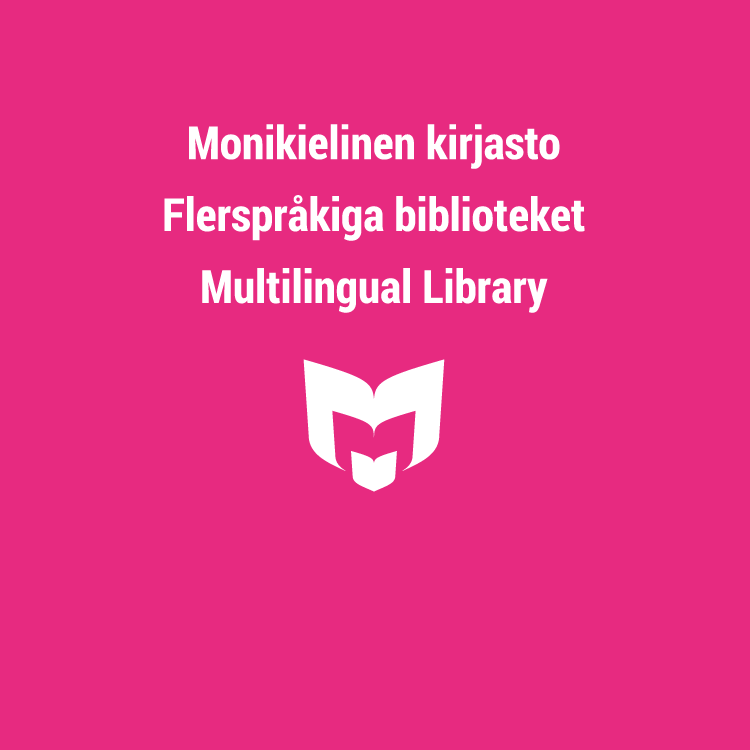 Monikielinen kirjasto.