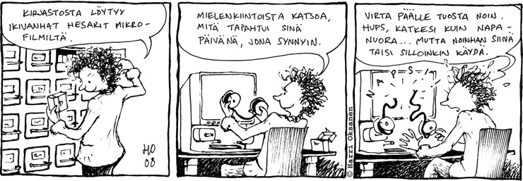 Syntymäpäivä mikrofilmillä