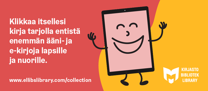 Facebook-kuva kertoo, että kirjoja löytyy yhdestä paikastawww.ellibslibrary.com/collection .